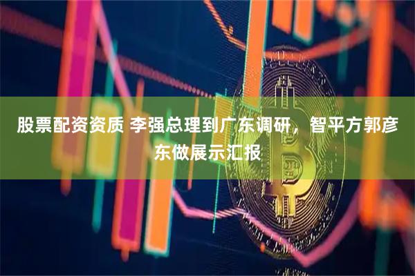 股票配资资质 李强总理到广东调研，智平方郭彦东做展示汇报